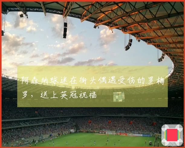 阿森纳球迷在街头偶遇受伤的罗梅罗，送上英冠祝福